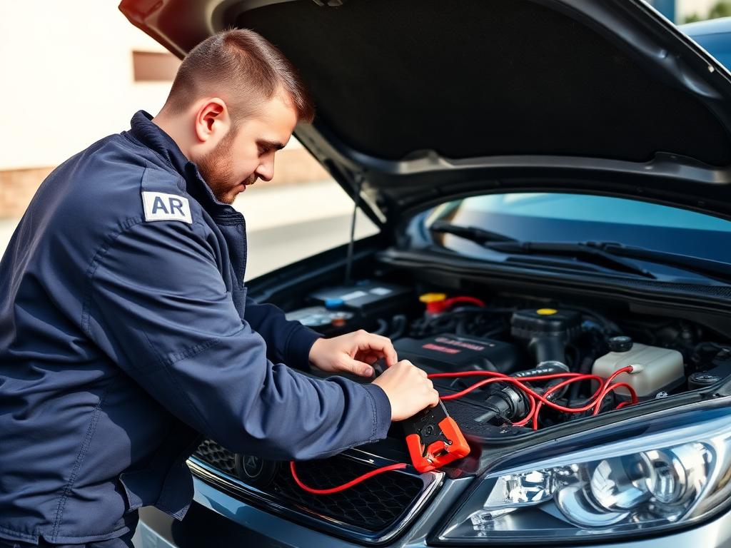 Redémarrage d'un véhicule avec un booster de batterie